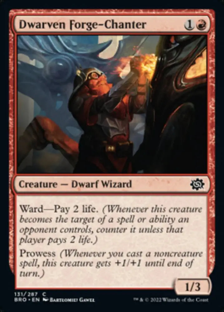 Dwarven Forge-Chanter [The Brothers’ War] - MTG Single
