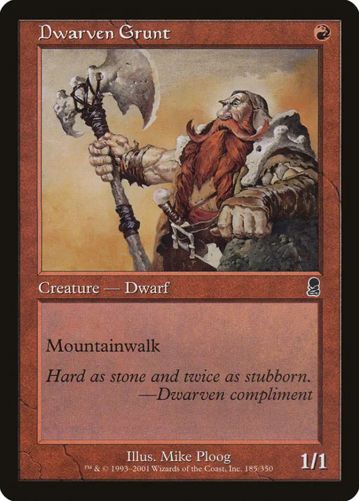 Dwarven Grunt [Odyssey] - MTG Single