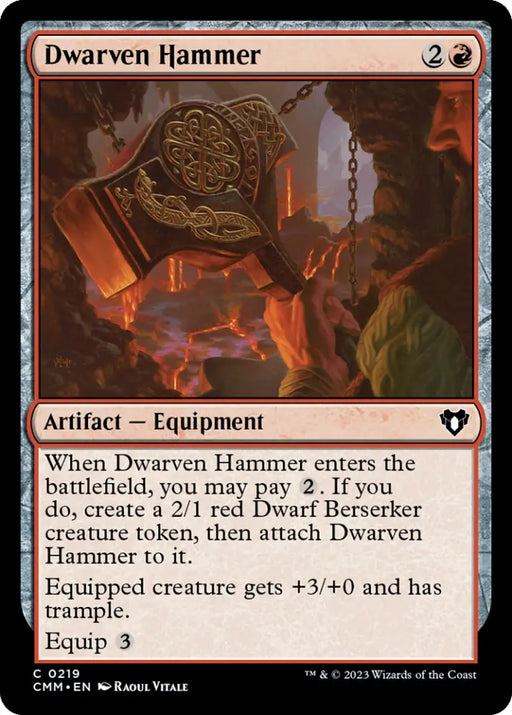 Dwarven Hammer [Commander Masters] - MTG Single