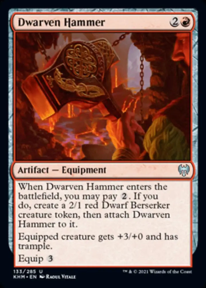 Dwarven Hammer [Kaldheim] - MTG Single