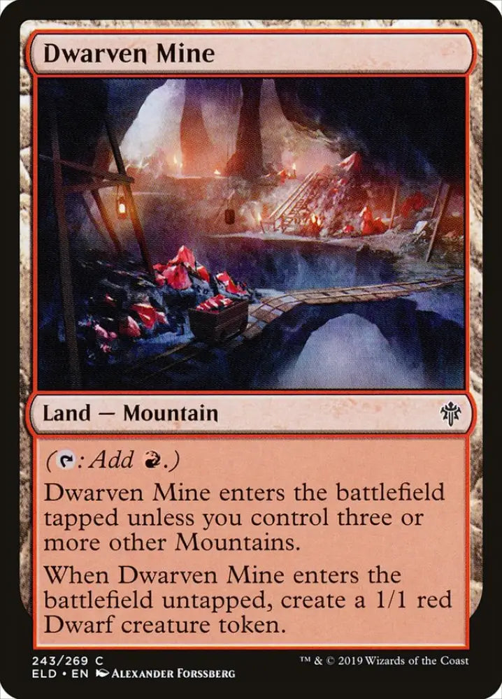 Dwarven Mine [Throne of Eldraine] - MTG Single
