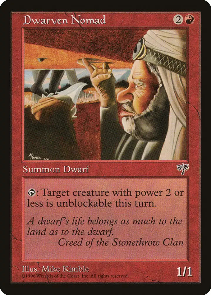 Dwarven Nomad [Mirage] - MTG Single