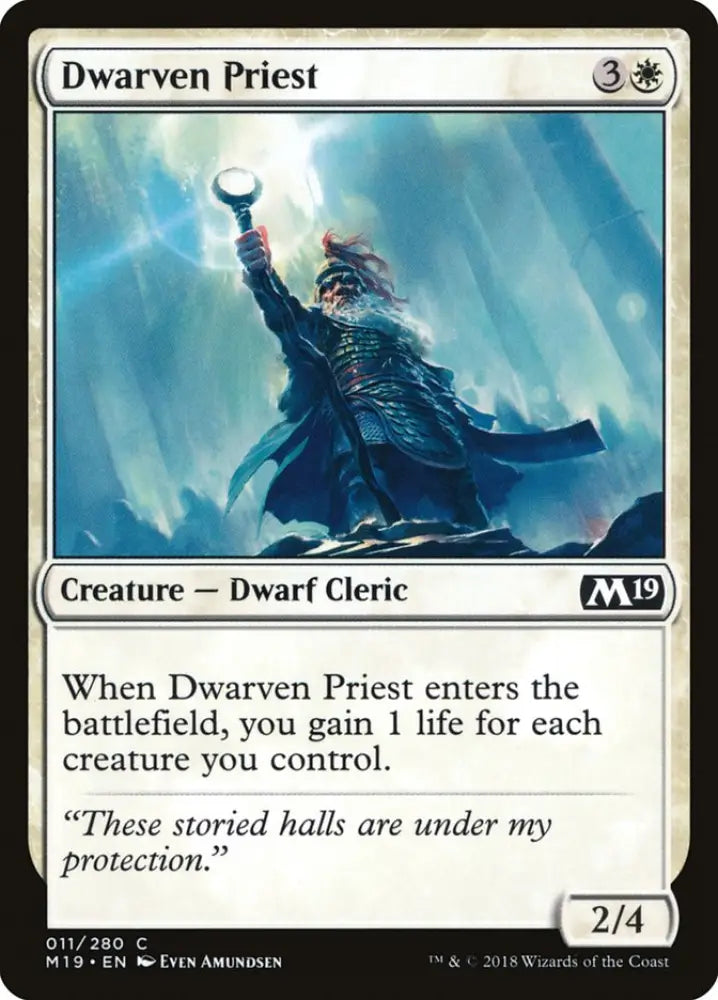 Dwarven Priest [Core Set 2019] - MTG Single