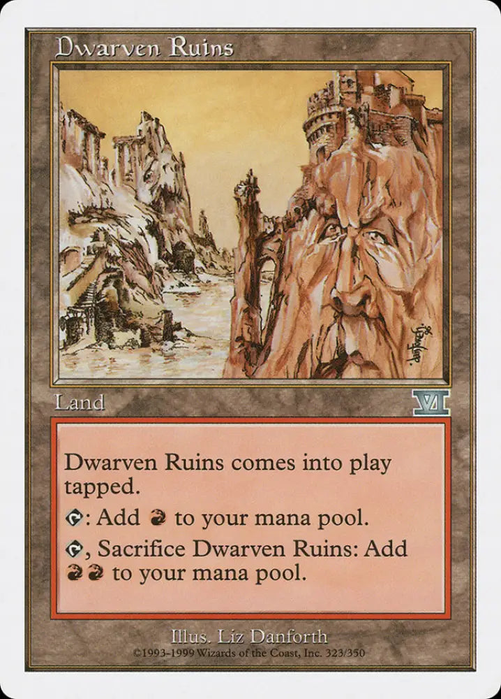 Dwarven Ruins [Classic Sixth Edition] - MTG Single