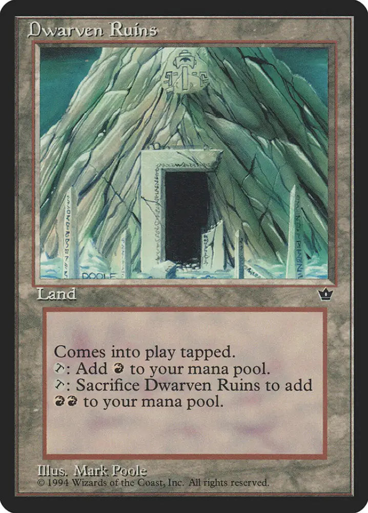 Dwarven Ruins [Fallen Empires] - MTG Single
