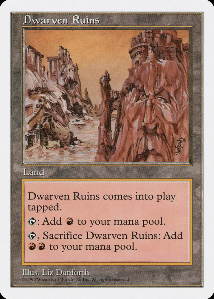 Dwarven Ruins [Fifth Edition] - MTG Single