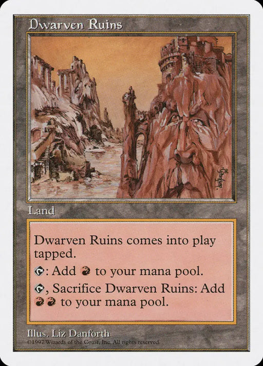 Dwarven Ruins [Fifth Edition] - MTG Single