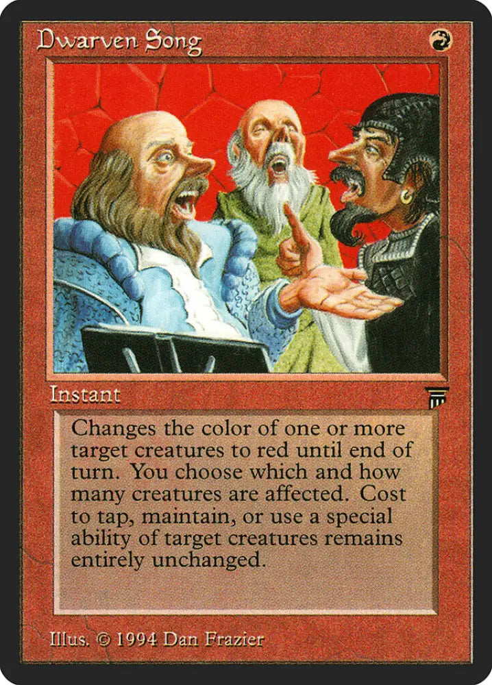 Dwarven Song [Legends] - MTG Single