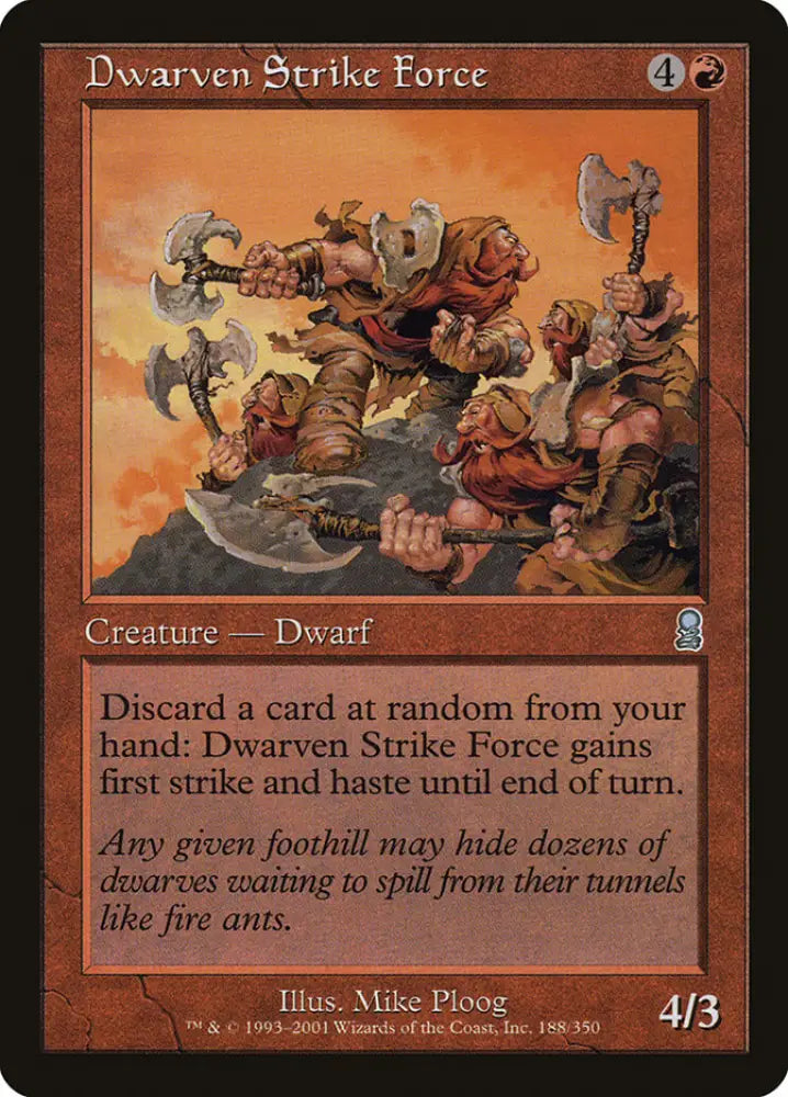 Dwarven Strike Force [Odyssey] - MTG Single