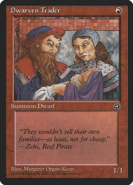 Dwarven Trader (Zeki Flavor Text) [Homelands] - MTG Single