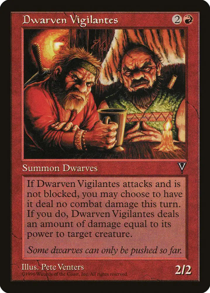 Dwarven Vigilantes [Visions] - MTG Single