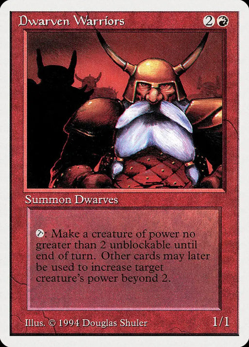 Dwarven Warriors [Summer Magic / Edgar] - MTG Single
