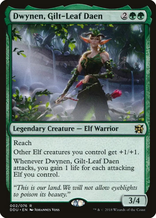 Dwynen Gilt-Leaf Daen [Duel Decks: Elves vs. Inventors] - MTG Single