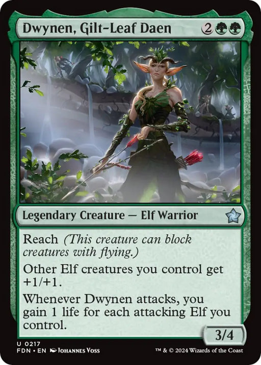 Dwynen Gilt-Leaf Daen [Foundations] - MTG Single