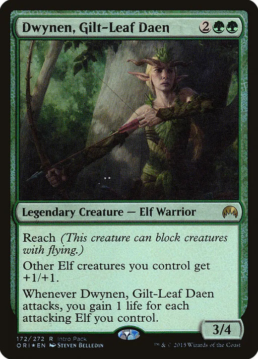 Dwynen Gilt-Leaf Daen (Intro Pack) [Magic Origins Promos] - MTG Single