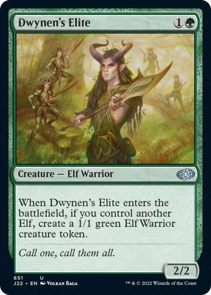 Dwynen’s Elite [Jumpstart 2022] - MTG Single