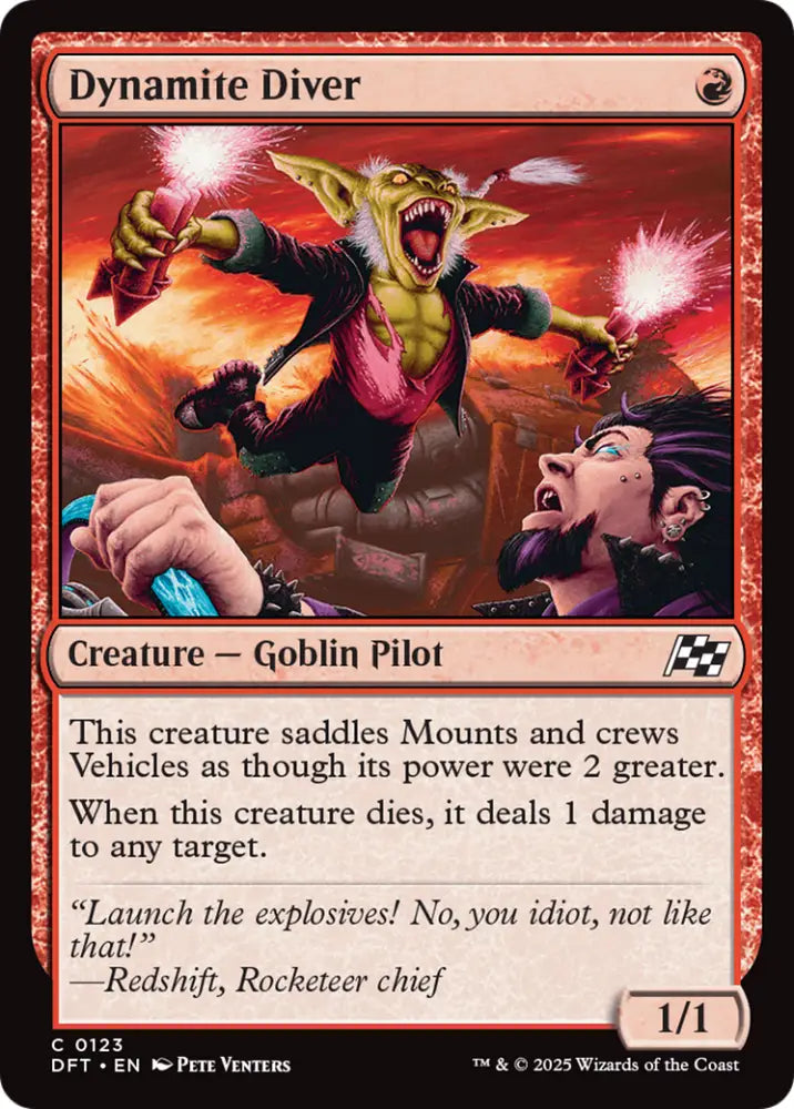 Dynamite Diver [Aetherdrift] - MTG Single