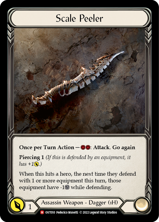 Scale Peeler (OUT010) [Outsiders] Rainbow Foil