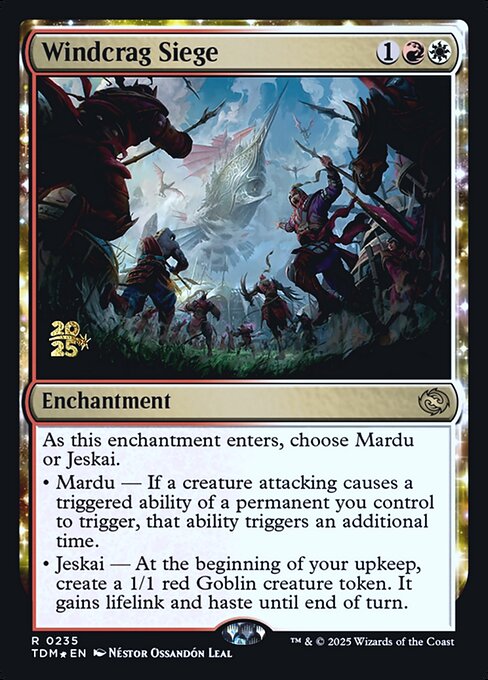 Windcrag Siege (235s) [Tarkir: Dragonstorm Promos]