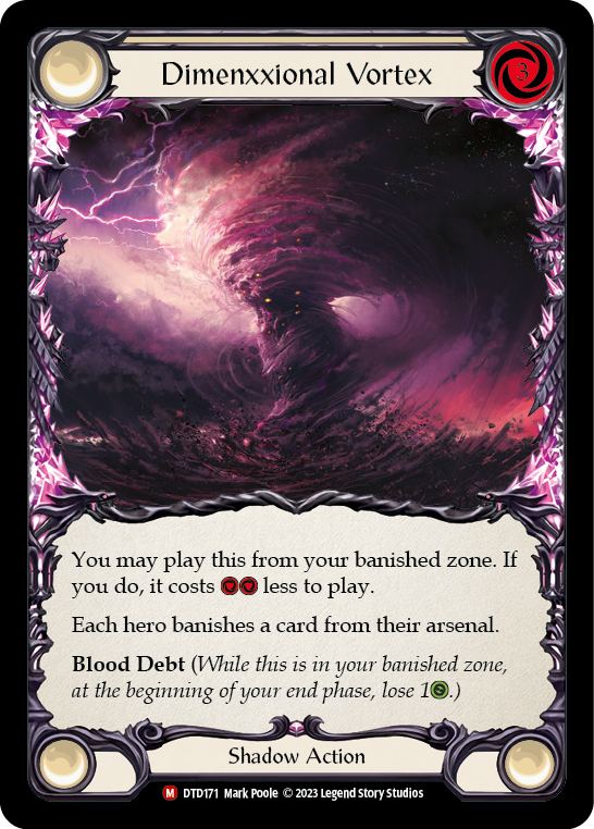 Dimenxxional Vortex [Dusk Till Dawn] Rainbow Foil