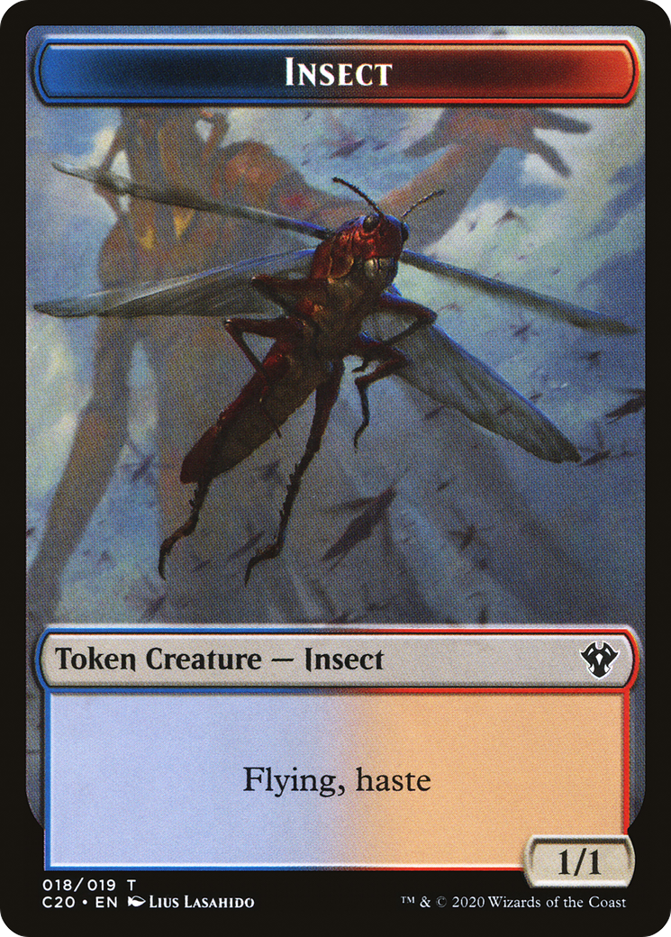 Treasure // Insect Double-Sided Token [Secret Lair: Heads I Win Tails You Lose Tokens]