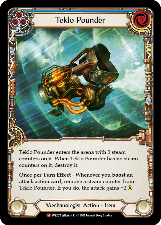 Teklo Pounder [Everfest] 1st Edition Rainbow Foil