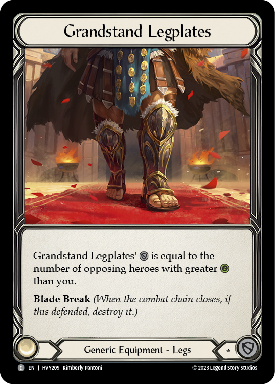 Grandstand Legplates [Heavy Hitters]