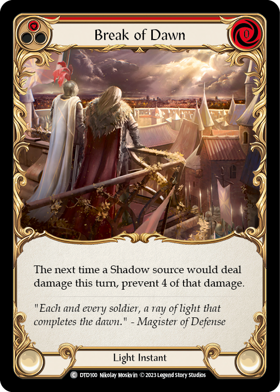 Break of Dawn (Red) [Dusk Till Dawn]