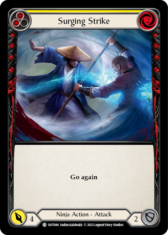 Surging Strike (Yellow) [Outsiders]