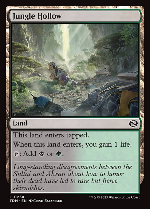 Jungle Hollow (258) [Tarkir: Dragonstorm]