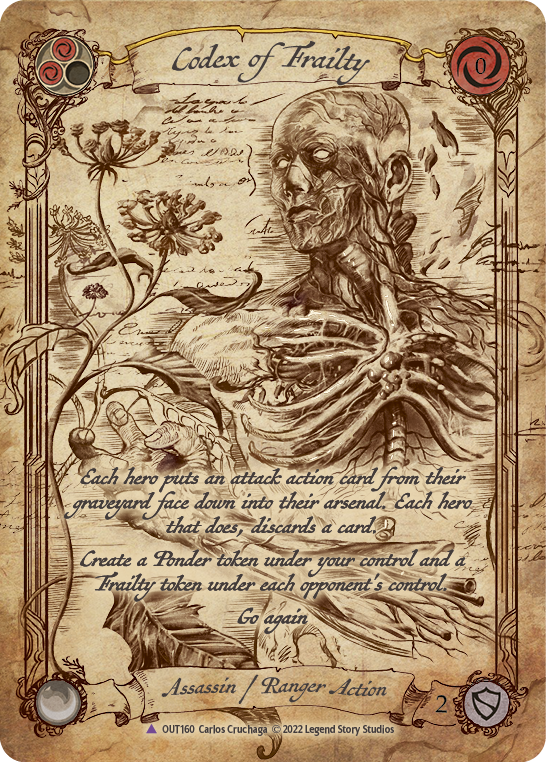 Codex of Frailty (Marvel Cold Foil) [Outsiders] Cold Foil