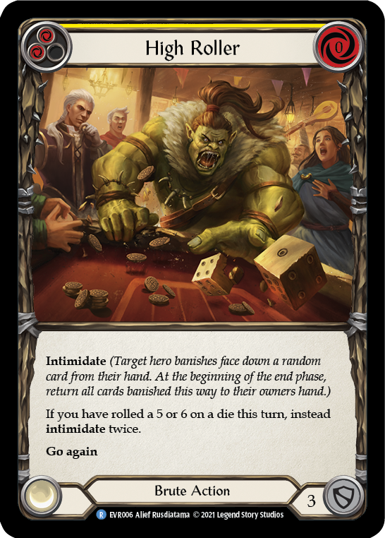 High Roller (Yellow) [Everfest] 1st Edition Normal
