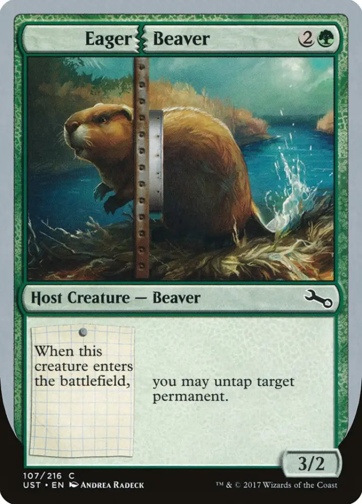 Eager Beaver [Unstable] - MTG Single