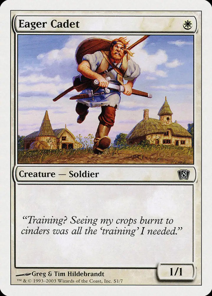 Eager Cadet (S1) [Eighth Edition] - MTG Single