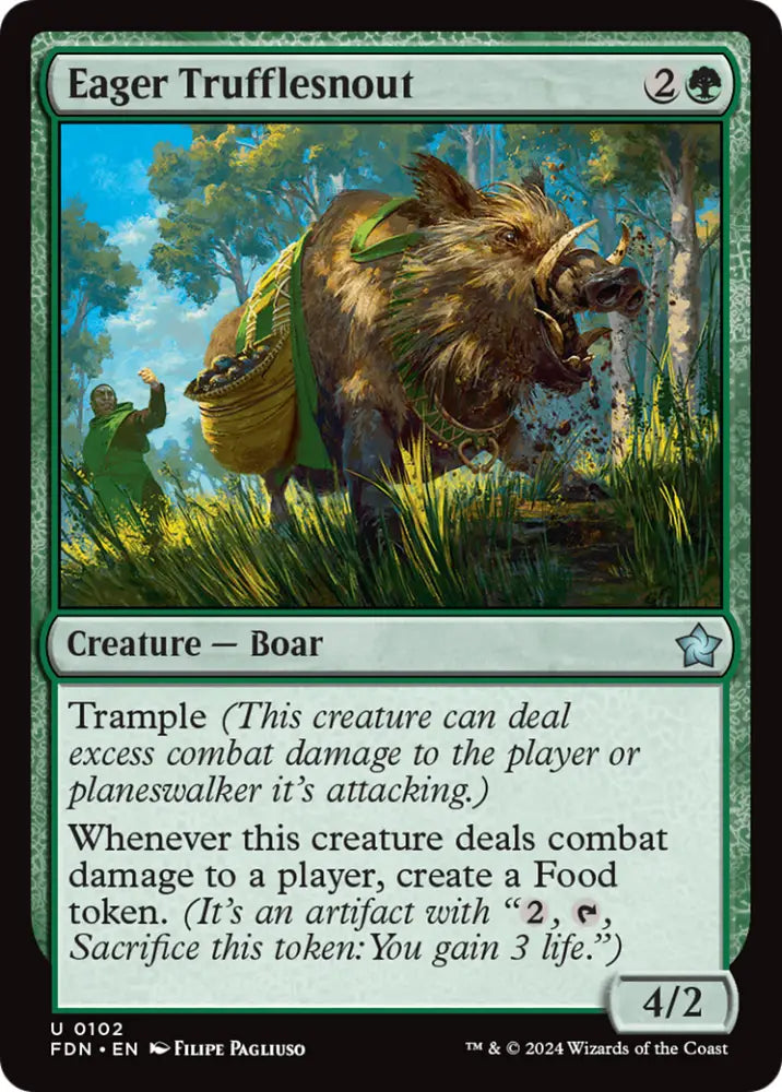 Eager Trufflesnout [Foundations] - MTG Single