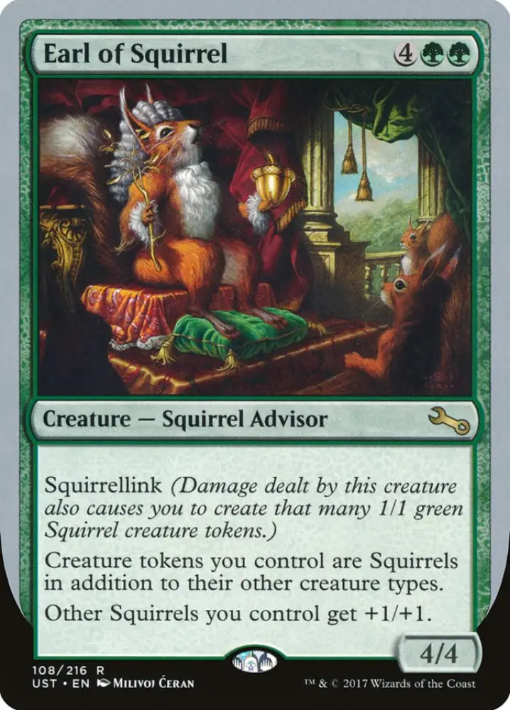 Earl of Squirrel [Unstable] - MTG Single