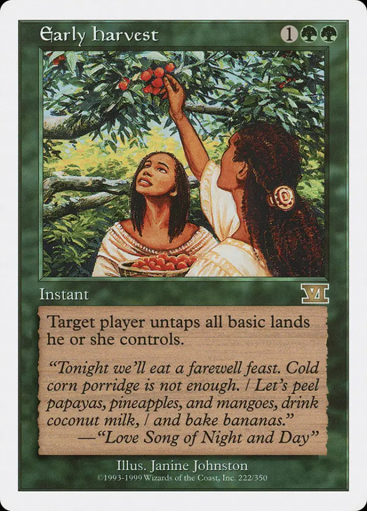 Early Harvest [Classic Sixth Edition] - MTG Single