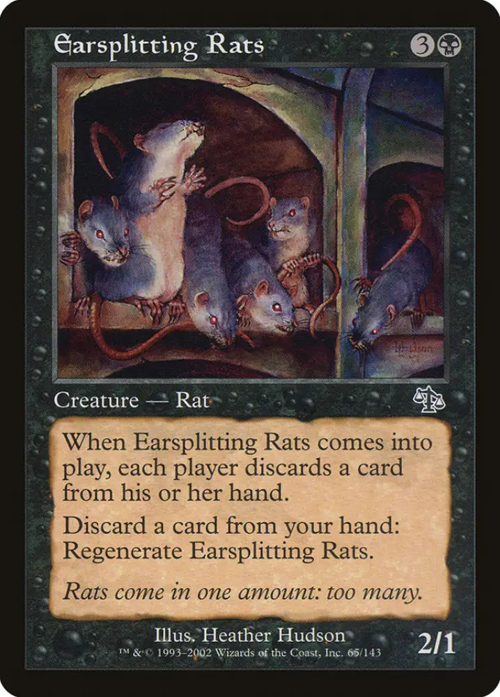 Earsplitting Rats [Judgment] - MTG Single