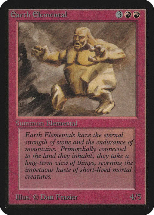 Earth Elemental [Alpha Edition] - MTG Single