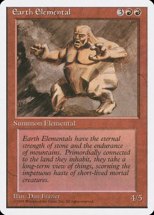 Earth Elemental [Fourth Edition] - MTG Single