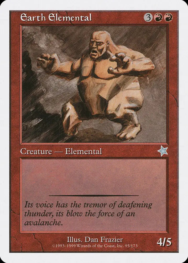 Earth Elemental [Starter 1999] - MTG Single