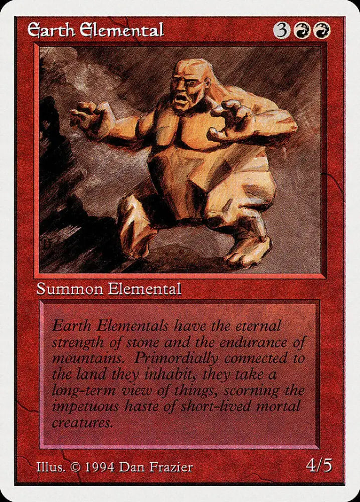 Earth Elemental [Summer Magic / Edgar] - MTG Single
