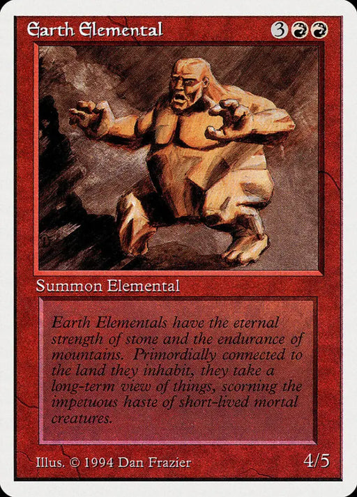 Earth Elemental [Summer Magic / Edgar] - MTG Single