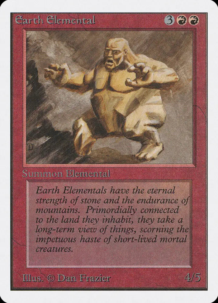Earth Elemental [Unlimited Edition] - MTG Single