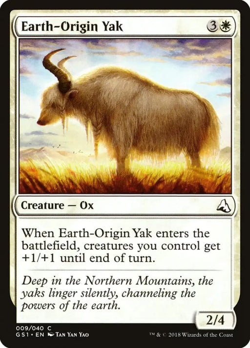 Earth-Origin Yak [Global Series Jiang Yanggu & Mu Yanling] - MTG Single