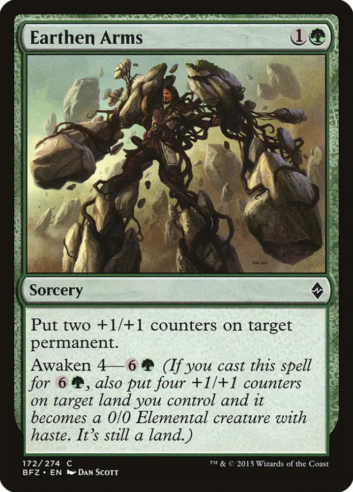 Earthen Arms [Battle for Zendikar] - MTG Single