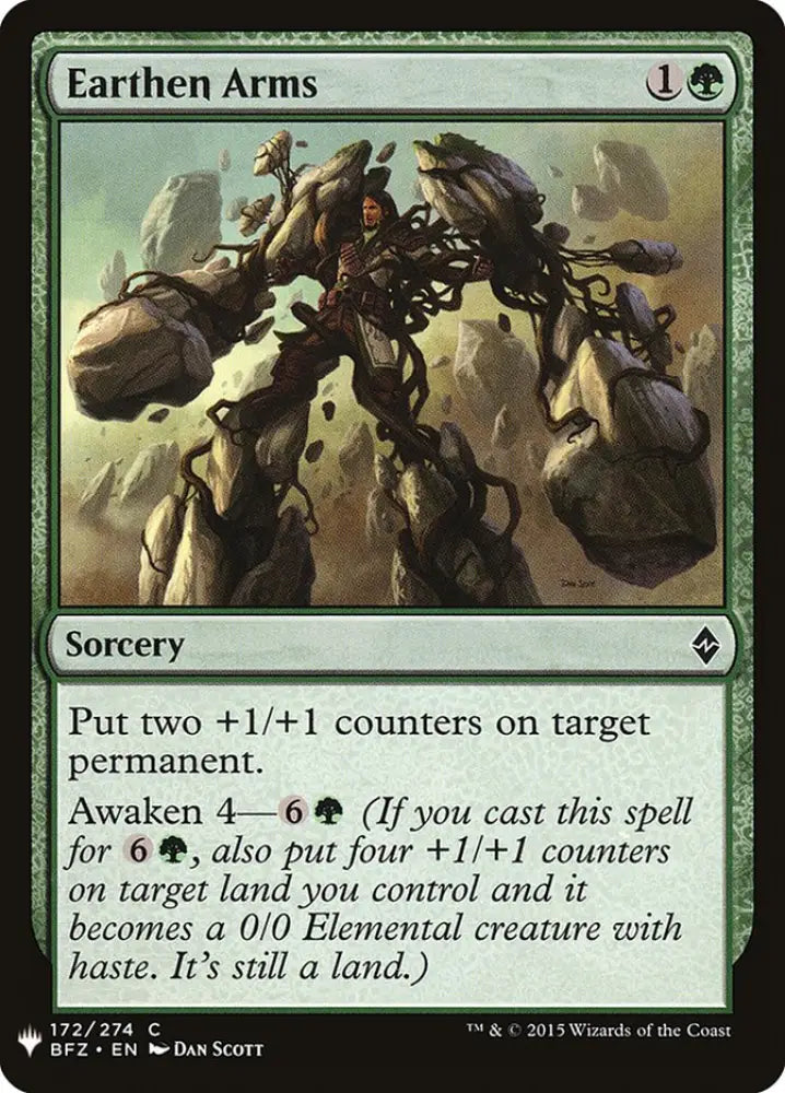 Earthen Arms [Mystery Booster] - MTG Single