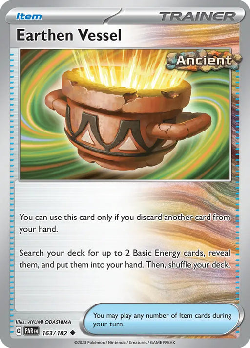 Earthen Vessel (163/182) [Scarlet & Violet: Paradox Rift] - Pokemon Single