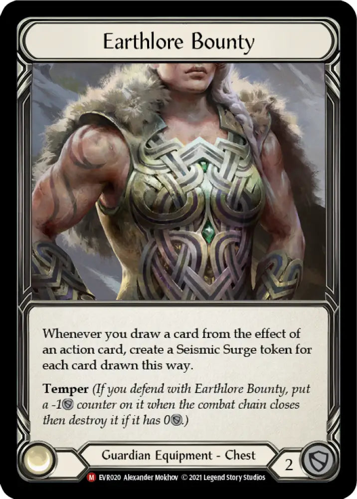 Earthlore Bounty [Everfest] 1st Edition Normal - Flesh And Blood Single