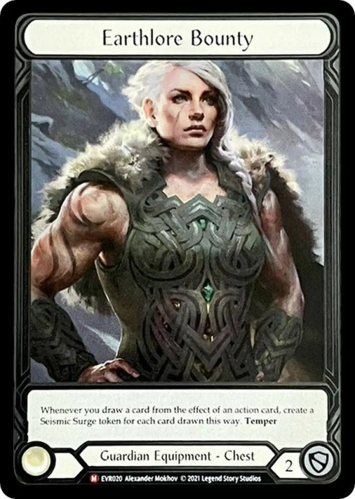Earthlore Bounty (Extended Art) [Everfest] 1st Edition Cold Foil - Flesh And Blood Single